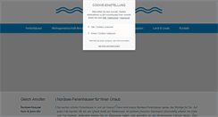 Desktop Screenshot of nordsee-haeuser.de
